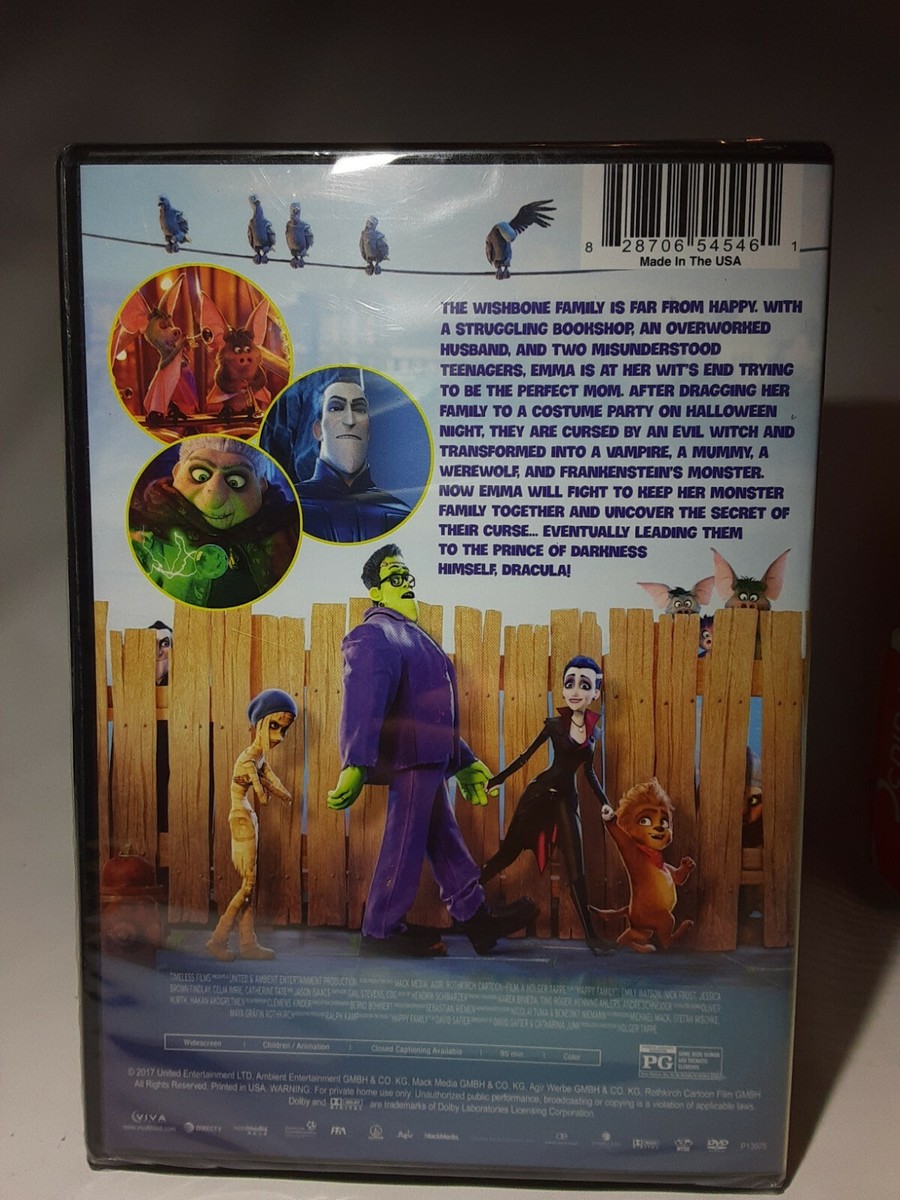 NEW SEALED MONSTER FAMILY DVD Animation-Children (2017) | eBay