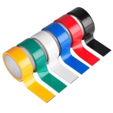 600 ROLLS OF MIX COLOUR 19mm x20 Metre PVC ELECTRICAL TAPE - JOB LOT sale!!!!!