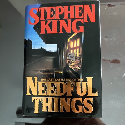 Needful Things by Stephen King, NEW 1991 1st. Print Hardcover, FREE SHIP