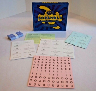 Bible Scramble Word Game Action Packed New Ebay