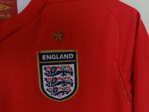 Vintage Umbro England National Team Futbol Soccer Jersey youth XX-Large - Picture 3 of 7