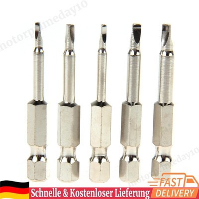 5Pcs/Set Magnetic Triangle Head Screwdriver Bits S2 Steel 1/4 Hex Shank50mm