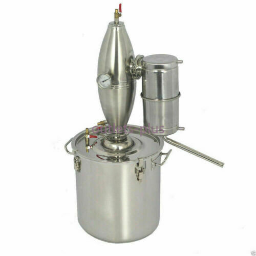 20L Alcohol Stainless Distiller Home Brew Kit Moonshine Wine Making Boiler New