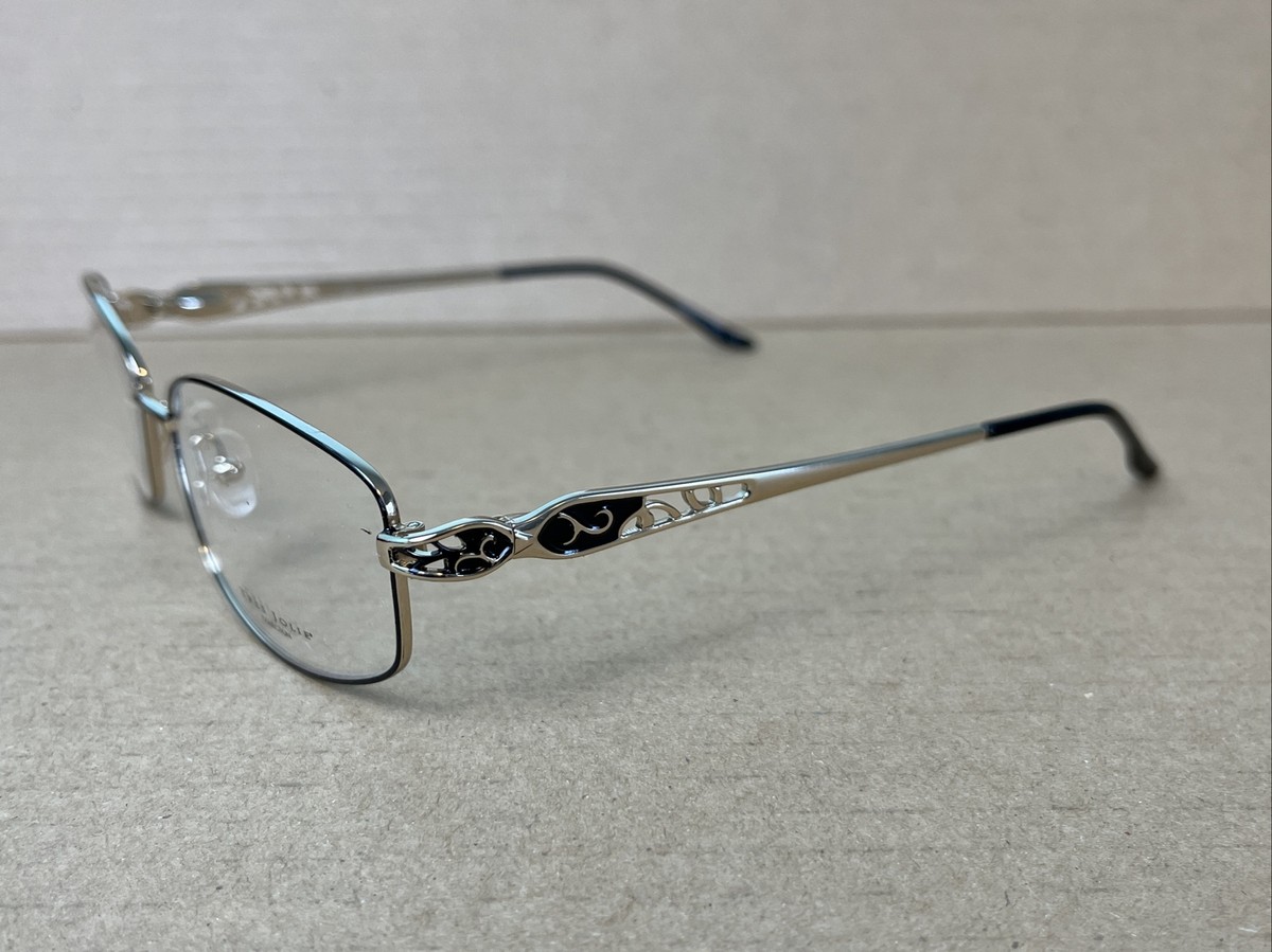 Tres Jolie by Marchon 135 003 Black Gold Eyeglasses 55 17 