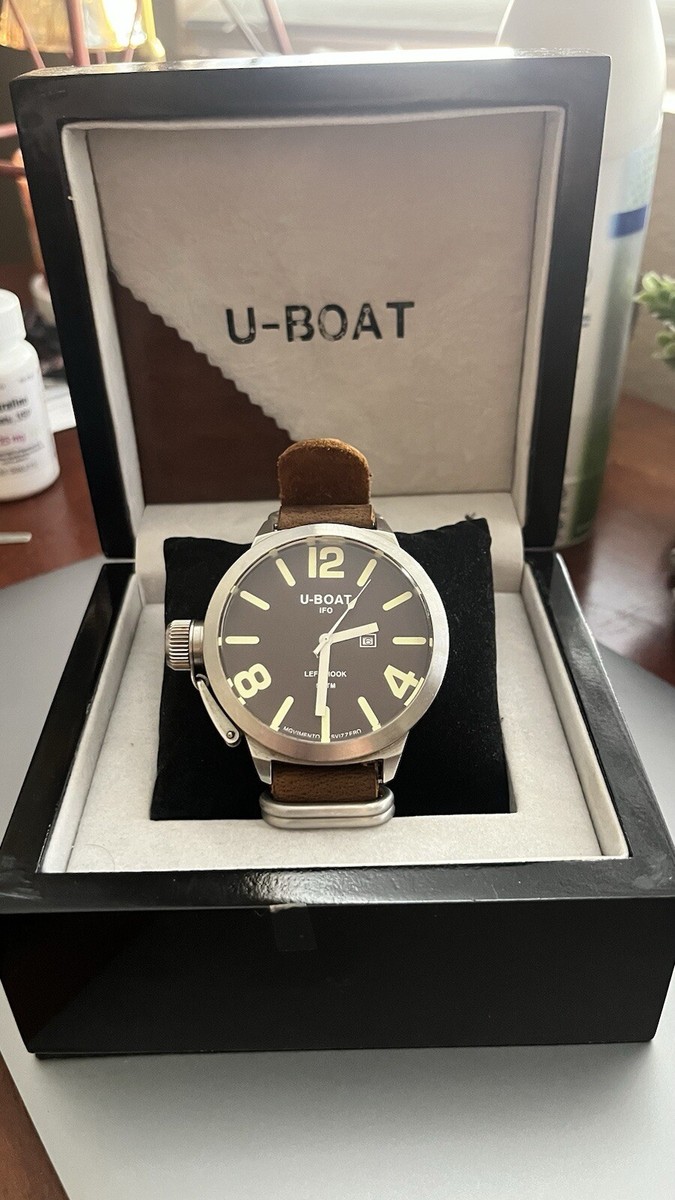 U-Boat Limited Edition B53-08 L1046m Classico Black Dial Left Hook