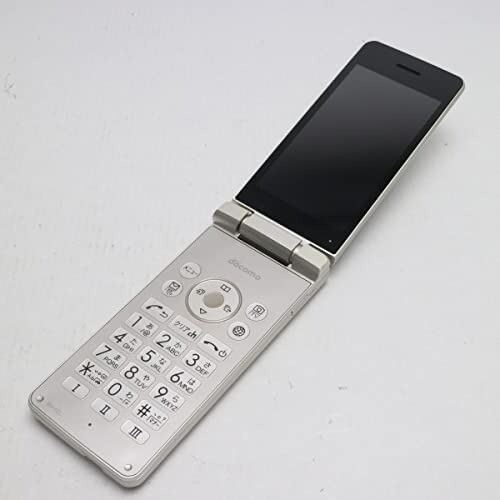 docomo SH-02L AQUOS Keitai Gold Flip Mobile Sharp from Japan