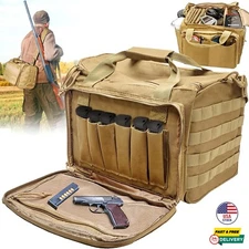 Tactical Range Bag Gun Range Bag for Handguns and Ammo, Duffle Bag Gun Carrying