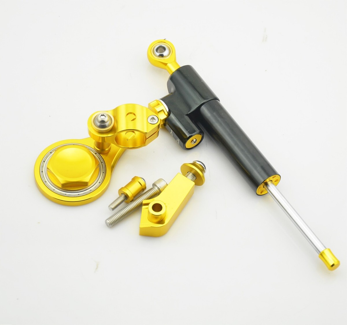 CNC Steering Damper Stabilizer and Bracket For Kawasaki NINJA ZX6R