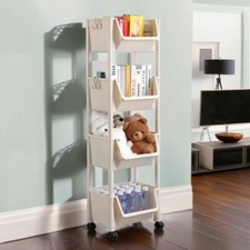 4-Layer Heavy Duty Shelf, Metal Storage Rack for Home Garage Pantry Use