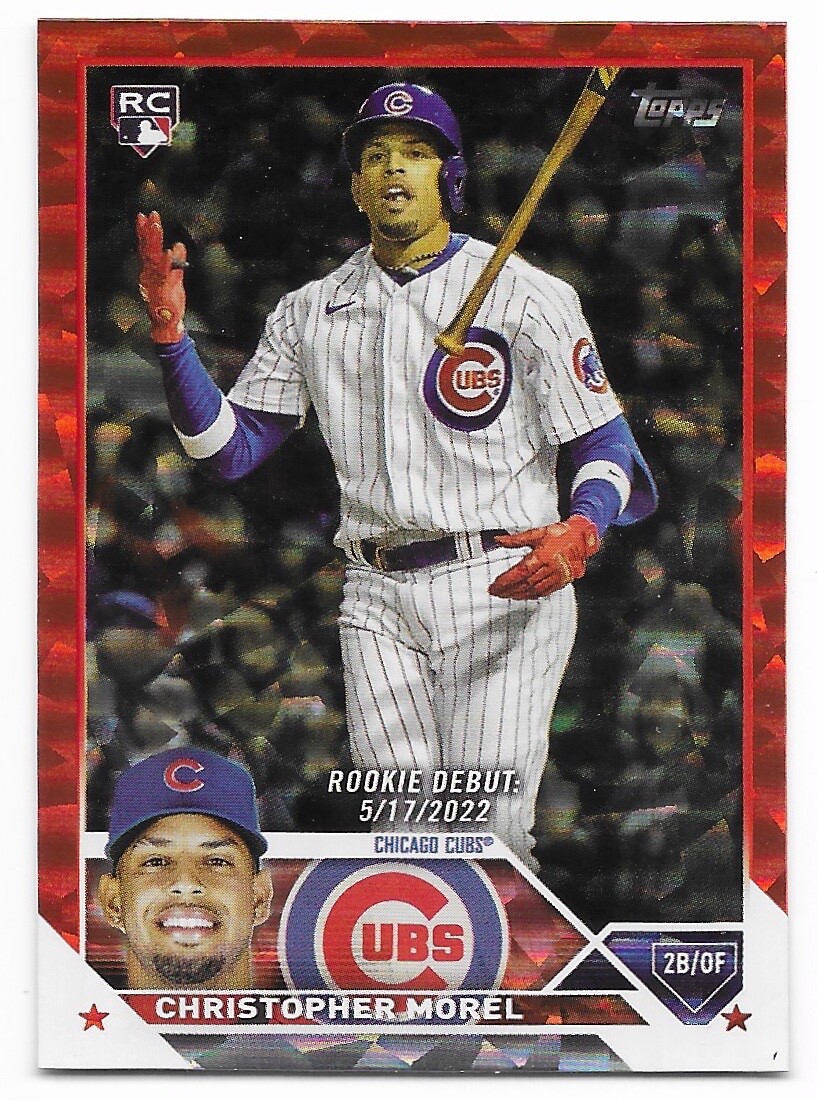 2023 Topps Update Series Orange Foil Christopher Morel RD #039/299 (US163) RC