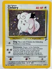 Clefairy 6/130 Base Set 2 Unlimited Holo Rare 2000 WotC Vintage Pokemon Card
