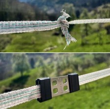 Polyband 20mm Verbinder Litzclip Elektrischer Zaun Reparaturklemme