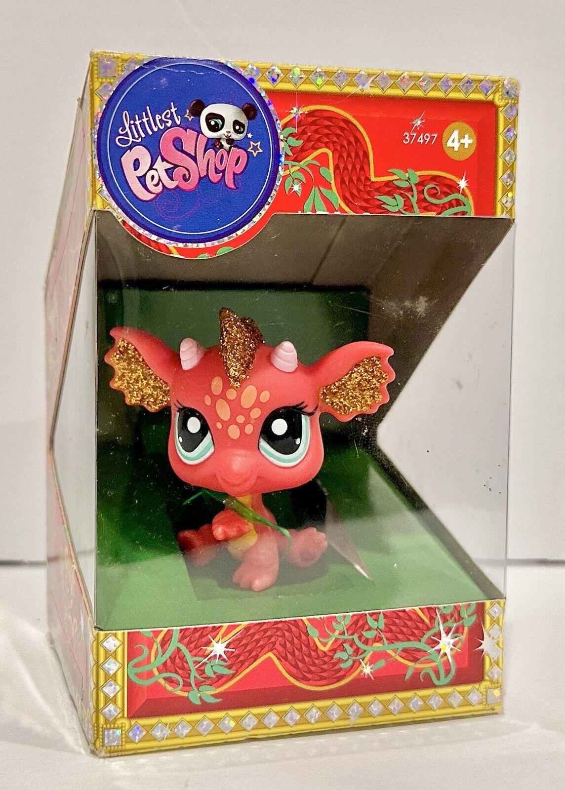Littlest Pet Shop LPS #2484 Chinese New Year Red Dragon Loose In Box Authentic