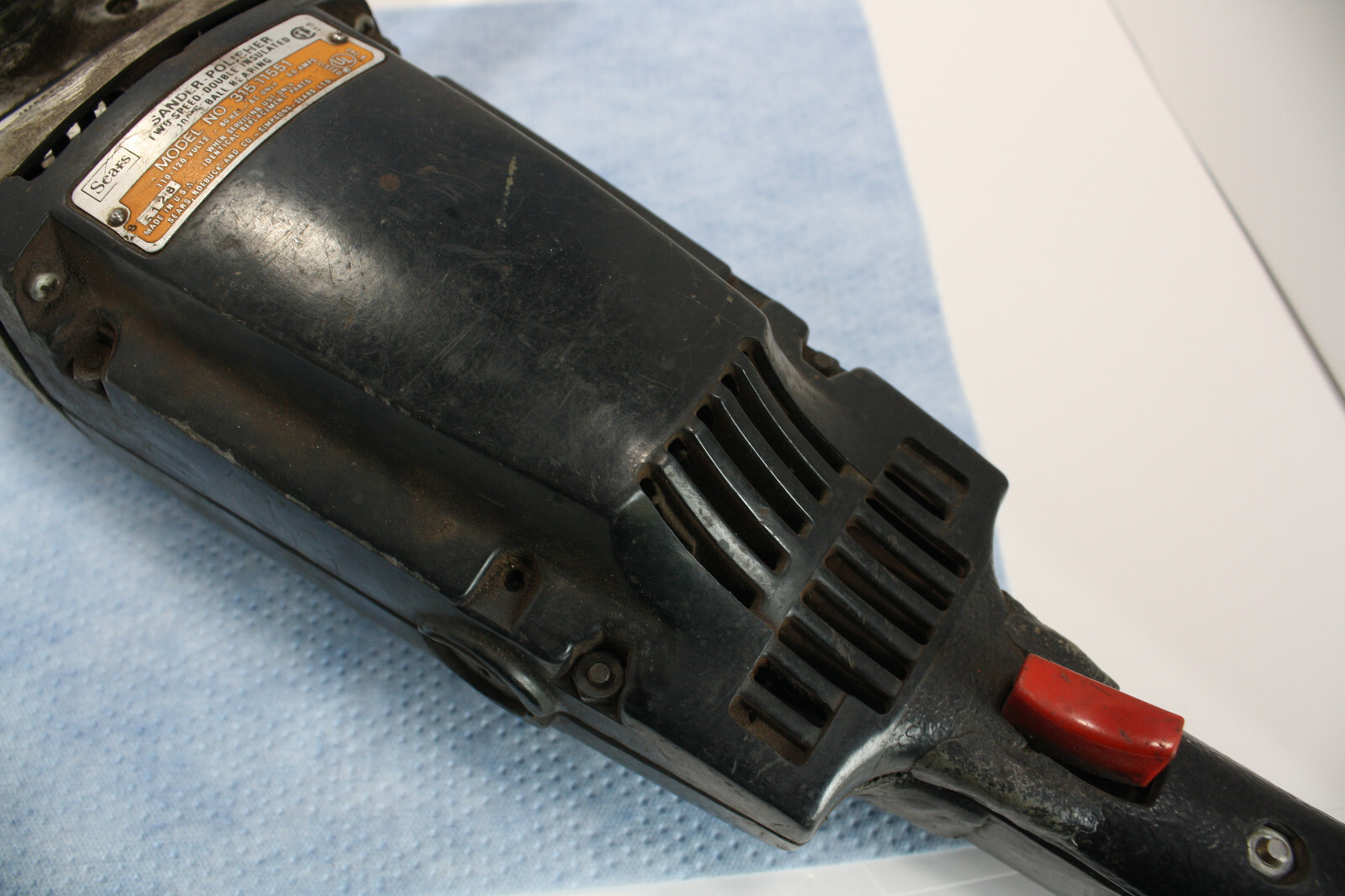 VINTAGE CRAFTSMAN COMMERCIAL SANDERPOLISHER (MODEL 31511551, MADE IN THE USA) eBay