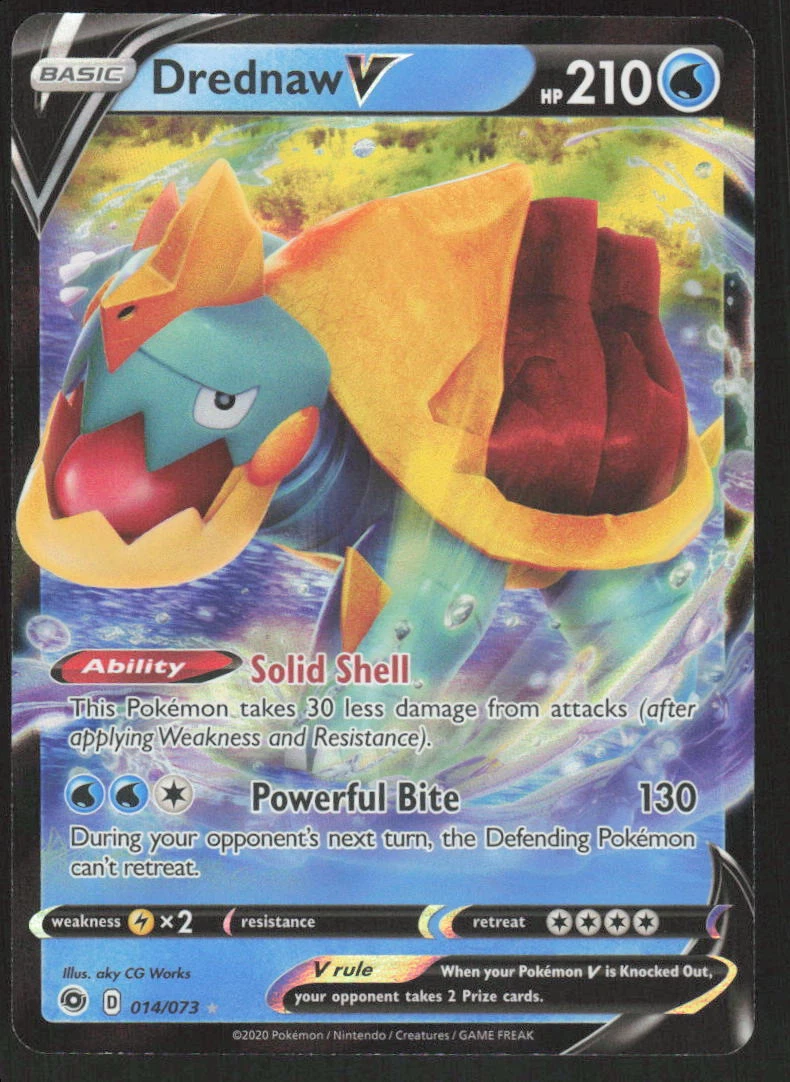 Pokemon TCG Champion's Path #14/73 Drednaw V NM
