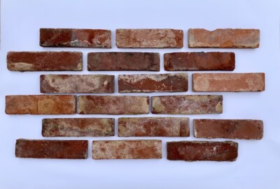 Antike Ziegelriemchen Backsteinriemchen Riemchen Retro 35,00   pro 1 m2