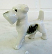 Vintage Dog Figurine Scottish Terrier Porcelain Made In Japan Scottie