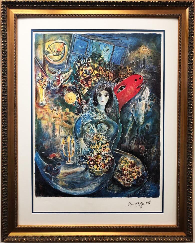 額　Marc　CHAGALL　MA884 Marc Chagall, Creation of Man, Lithograph, 1986 for sale at