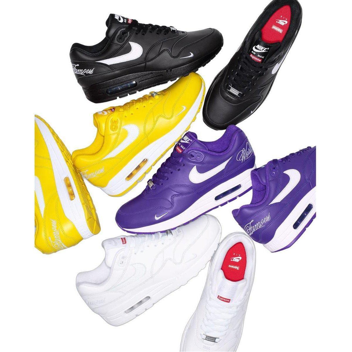 HF8813-100 Supreme Nike Air Max 1 '87 SP White SS25 Week4 (Men's) image 5
