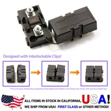 Premium MIDI Fuse Holder with 50A midifuse 50 amp 32V DC Time Delay Clip