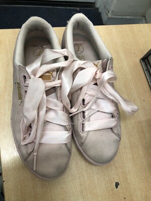 Womens Puma Way Leather Light Pink Trainers Size Eur 36 RRP  UK