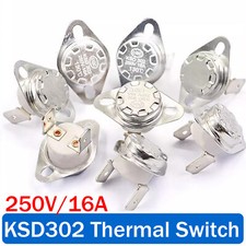 Thermal Switch Temperature Switch Closer Opener 40-180&deg;C Thermostat KSD302
