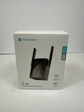 Rock Space AC750 Wireless Signal Dual Band Booster and Wi-Fi Extender -Black