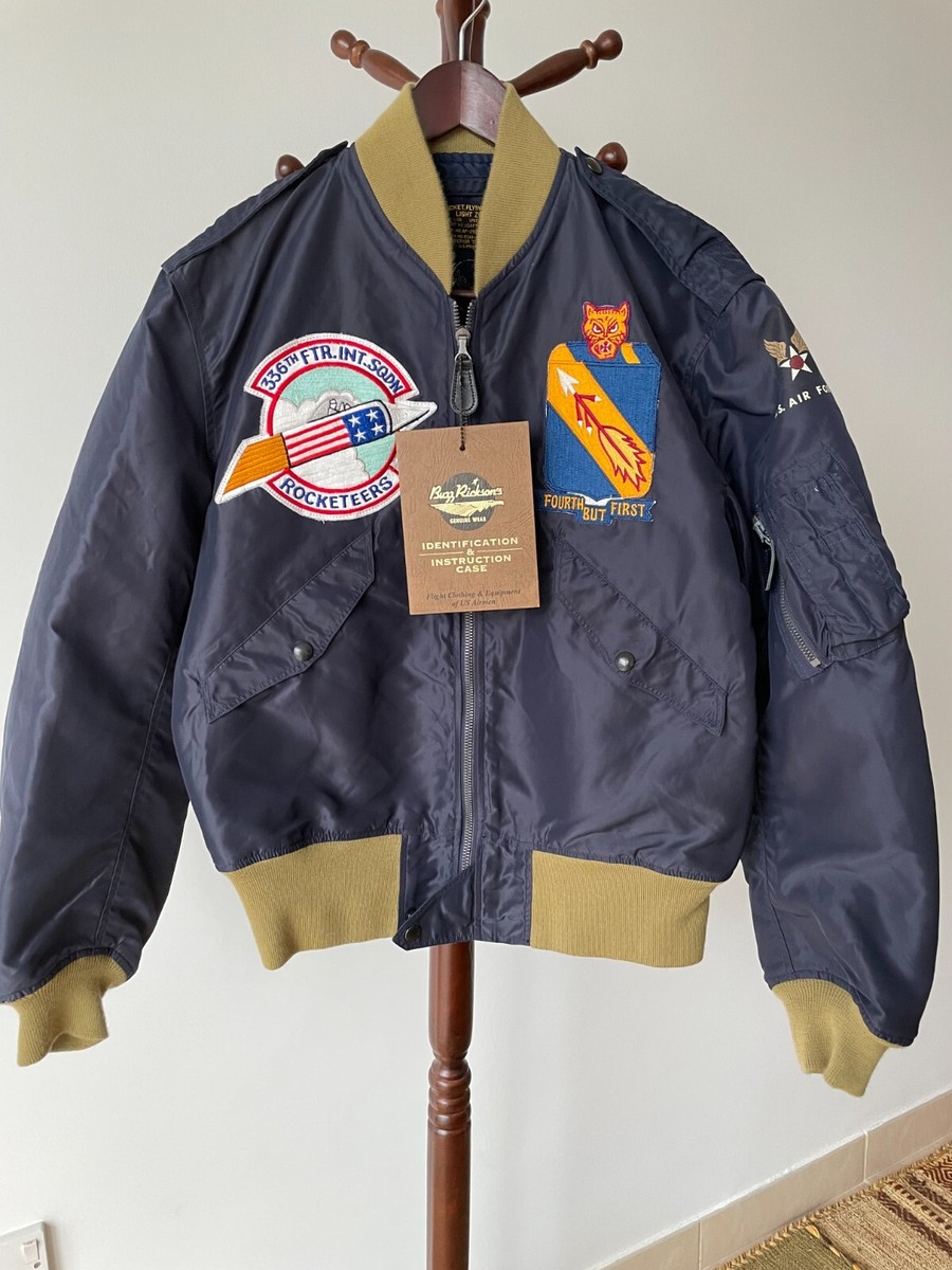 USAF 1950s L-2A 'green knits' flight jacket by Buzz Rickson's