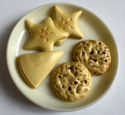 VTG American Girl Doll Angelina Ballerina Kitchen Collection PLATE OF COOKIES,