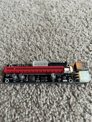 SODIAL USB 3.0 PCI-E Express 1 to 16x Extender Riser Card Adapter