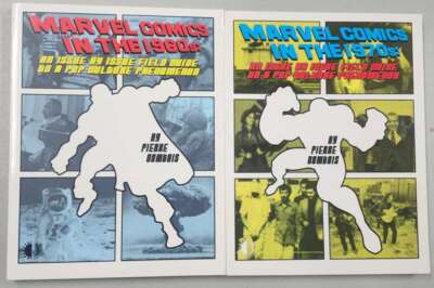 Marvel Comics in the 1960s & 1970s Paperback TPB Set TwoMorrows Pierre Comtois