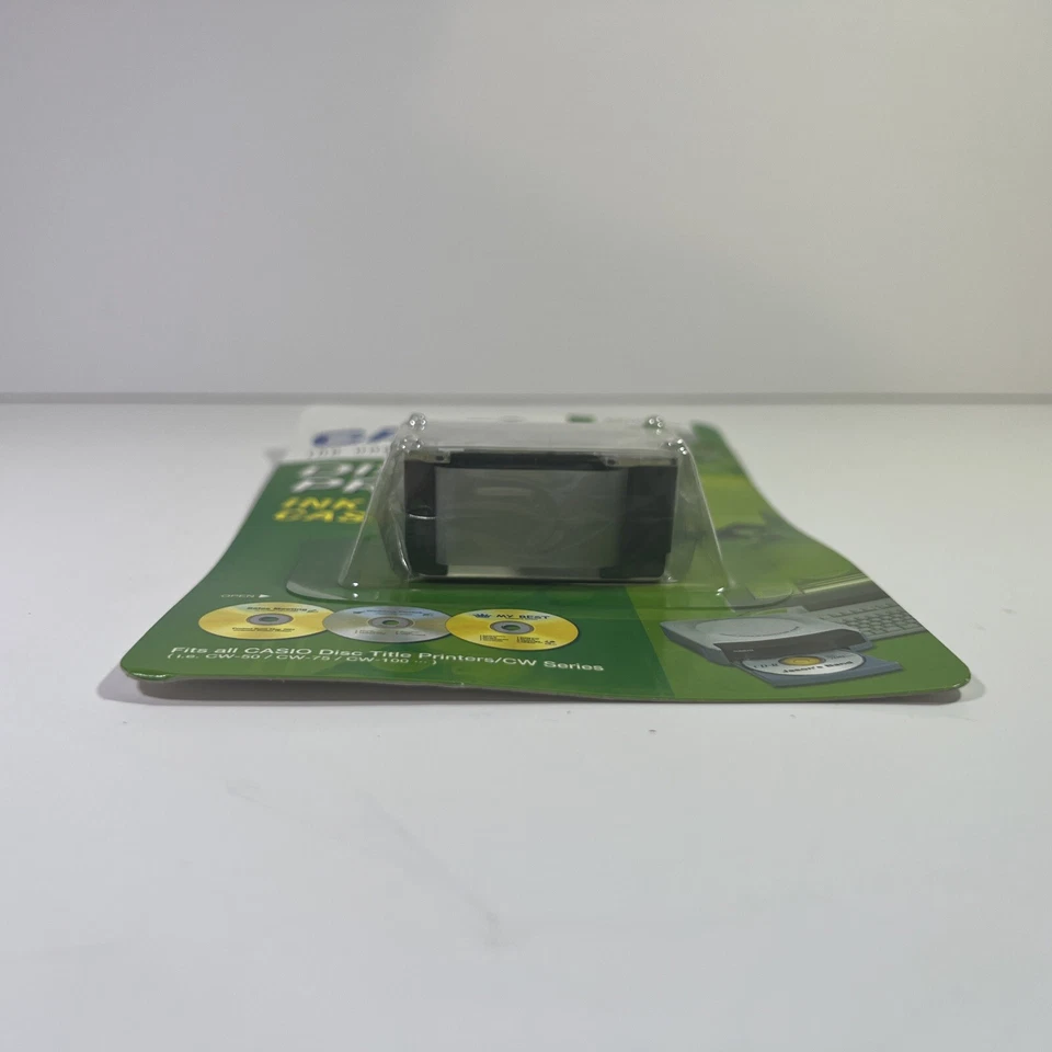 Casio Silver Ink Ribbon Cassette TR-18SR for CD/DVD Disc Title Printer - Image 2 of 4