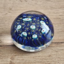 Magnifique sulfure presse-papier Murano authentique – Verre d’art signé