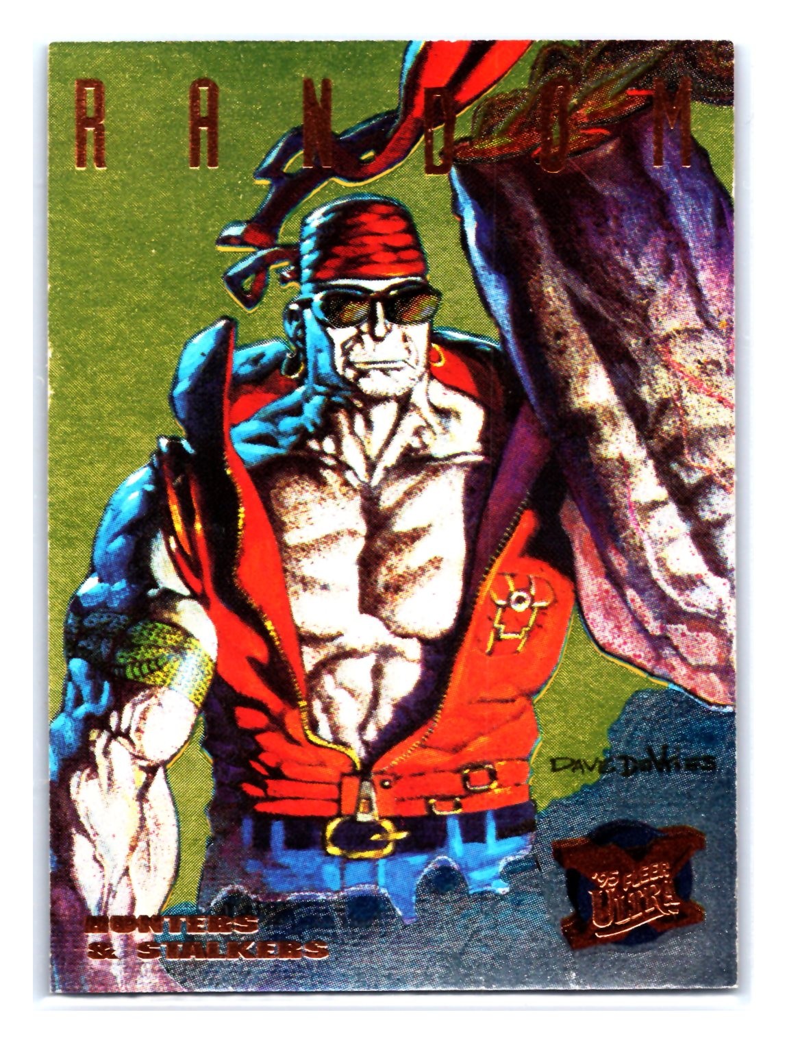 Random 1995 Fleer Ultra X-Men Hunters-&-Stalkers-Gold #4