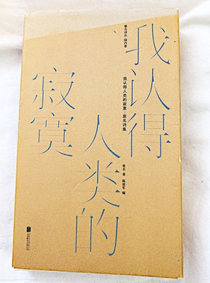 I Recognize The Loneliness of Humans Fei Ming Hardcover Book 2021 Chinese Poetry