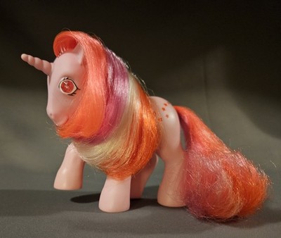1986 My Little Pony Galaxy Spain ''Crazy Eyes'' variant G1 MLP twinkle eye unicorn