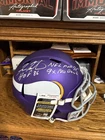 Minnesota Vikings Autographed Helmet NFL Fran Tankerton! MVP 75 9x Pro Bowl HOF