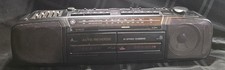 Vintage Rare GE AM/FM Radio Dual Cassette Player W/Equalizer Model  3-5639A