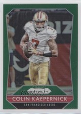 2015 Panini Prizm Green Prizm Colin Kaepernick #55 2l8