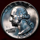 1954-P Washington Quarter — photo from another recent sale