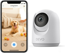 Indoor Security Camera, 2K 360 Pan-Tilt Pet Dog Baby Monitor Camera  Wifi Smart