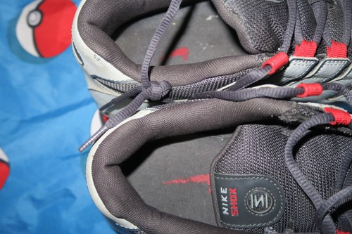 Nike Shox NZ EU Night Stadium Cool Grey Crimson 501524-006 da uomo taglia 13 rare - Foto 6 di 17