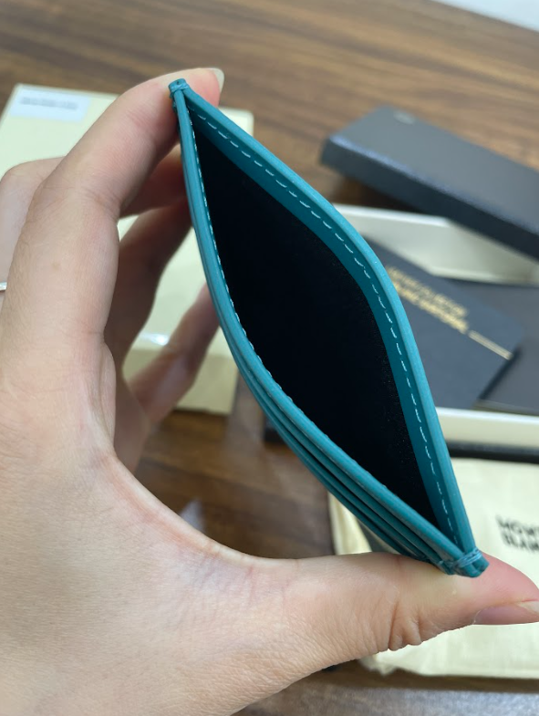 Montblanc Meisterstuck 6CC Blue Leather Card Holder Pre Order 2026