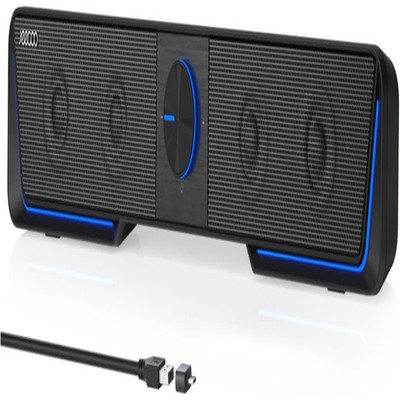 Jeecoo A40 Lautsprecher USB Bluetooth 2.0 Soundbar Schwarz