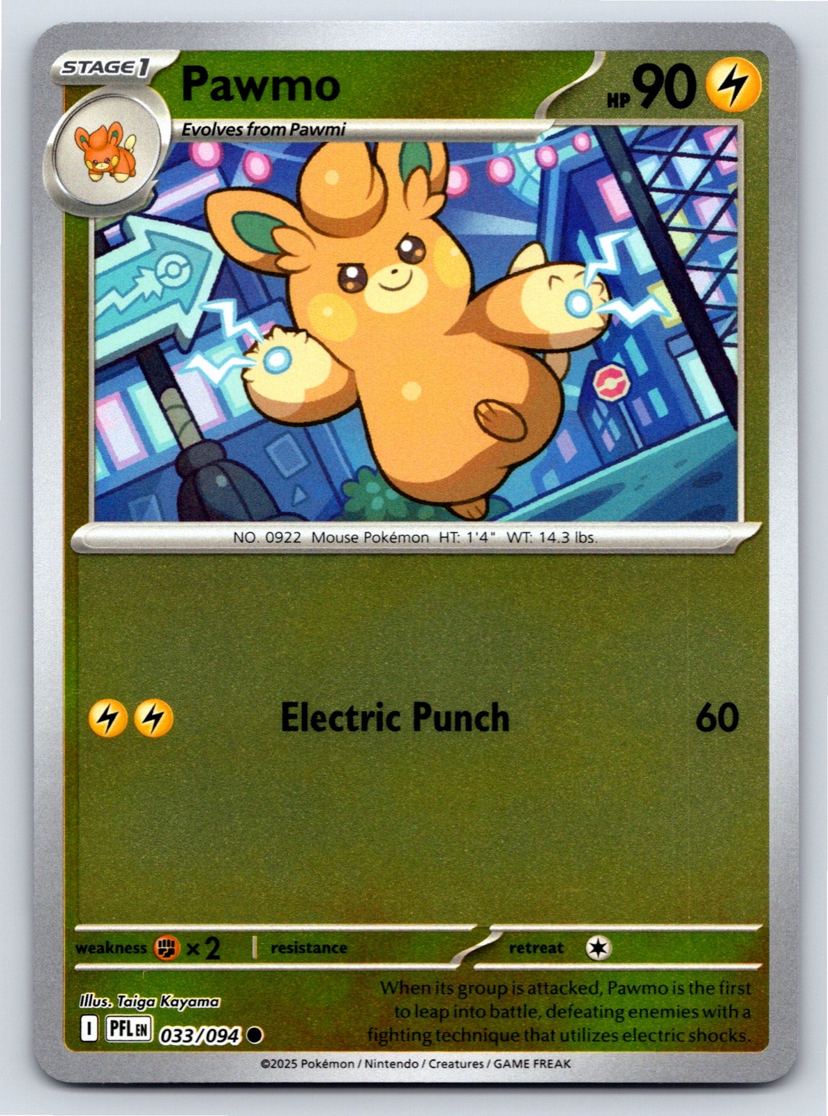 Phantasmal Flames - NM - Pawmo 033/094 Reverse Holo US Seller