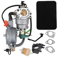 For 4.5 KW To 10 KW Generators Dual Fuel Conversion Carburetor Kit Set