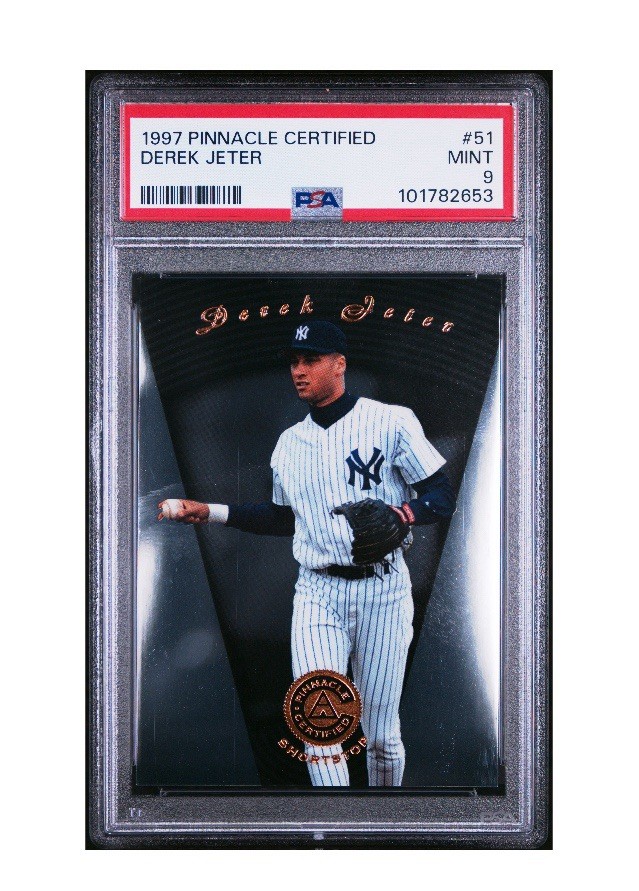 PSA 9 MINT 1997 PINNACLE CERTIFIED #51 DEREK JETER