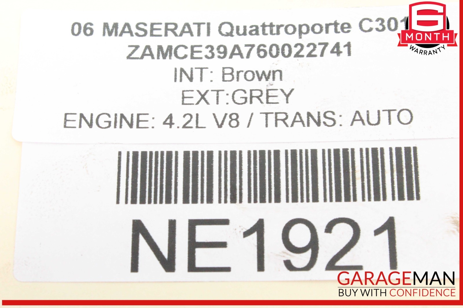 04-17 Maserati Quattroporte Front Left & Right Brake Caliper Calipers Set OEM