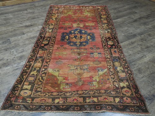 Turkish Vintage,Handmade Farmhouse Rug,Village Geometric Anatolian Rug ...
