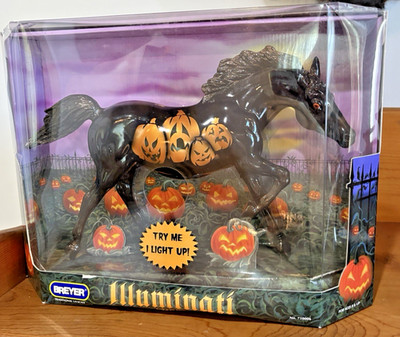Breyer Illuminati 710006 2006 Halloween Horse Light Up Running Stallion NIB